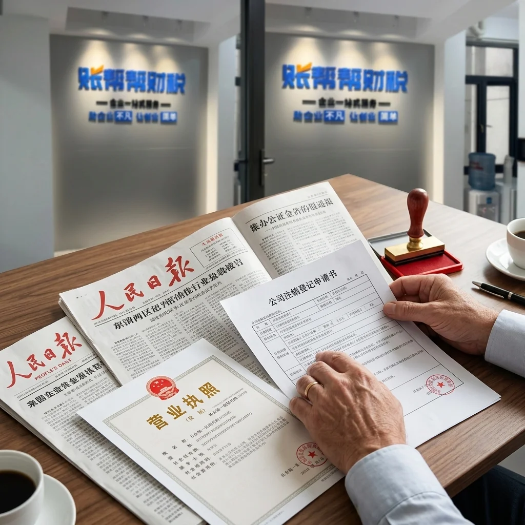 惠州公司注销登报文件材料审核