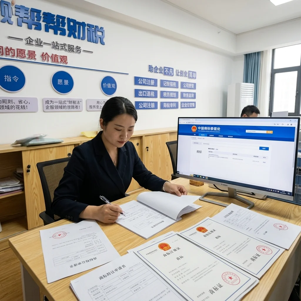 惠州账帮帮财税顾问处理公司注销后商标转让申请材料