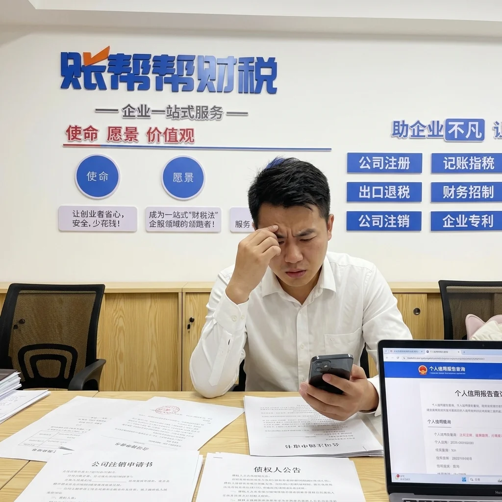 惠州企业主查看公司注销与个人征信报告